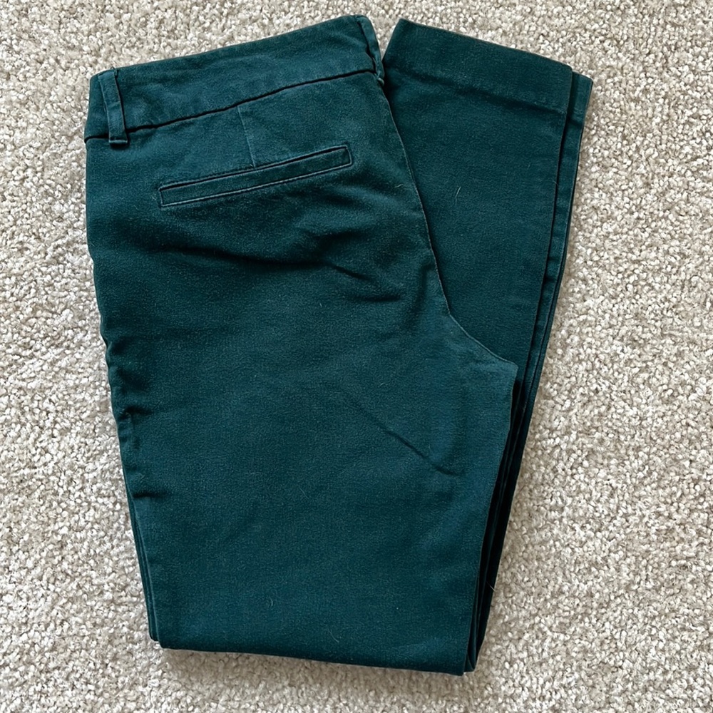 Emerald green pixie pants
